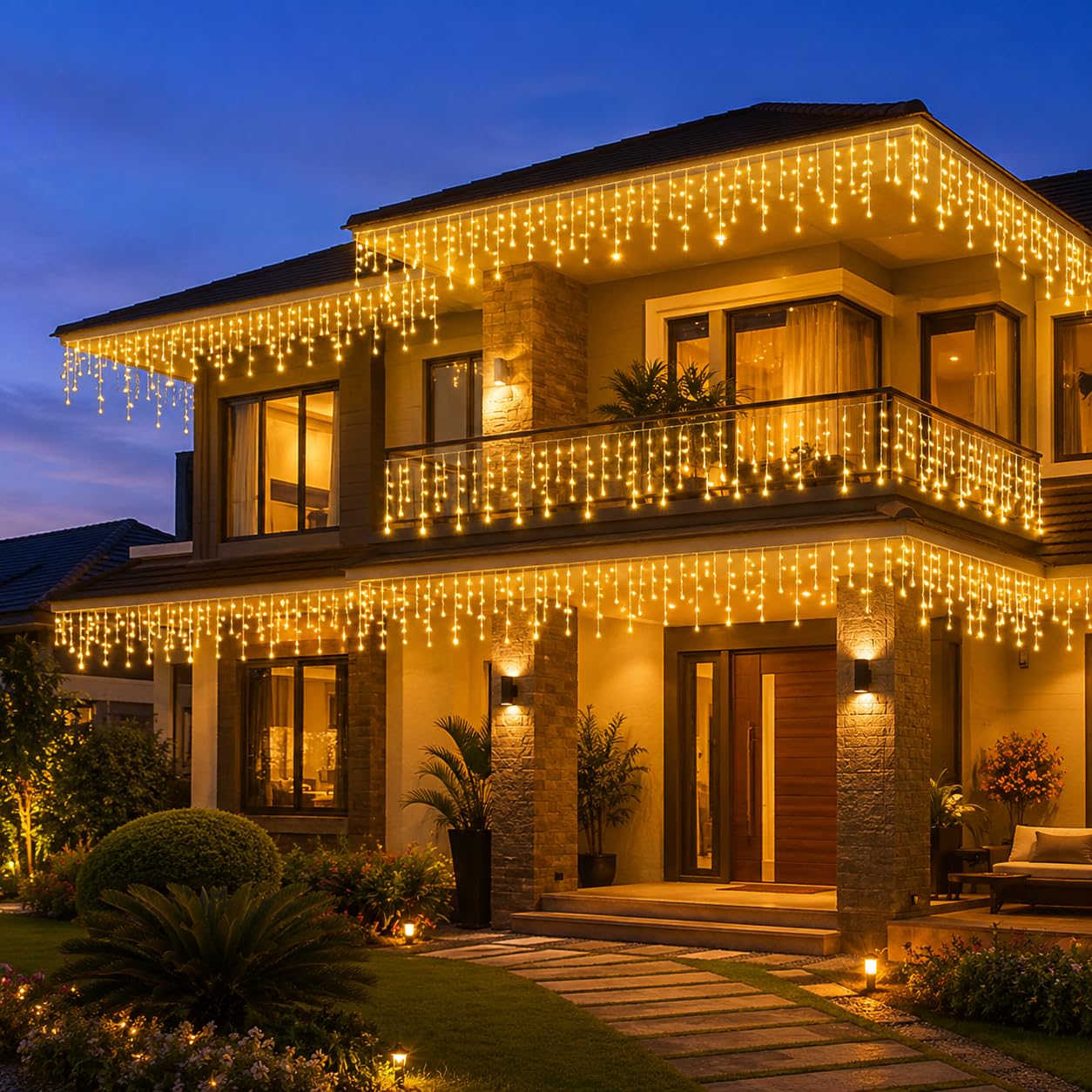 Desidiya Starburst LED String Lights - Warm White -13