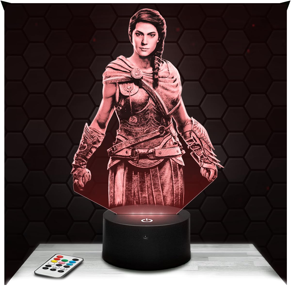 Lampephoto.fr - AC Kassandra 3D Lamp Bedroom Decoration boy Gaming Gamer Video Games Gift Idea AC Kassandra Gift idea Decoration Soft Light Night Light Desk Decor, Original Teenager Gift Idea