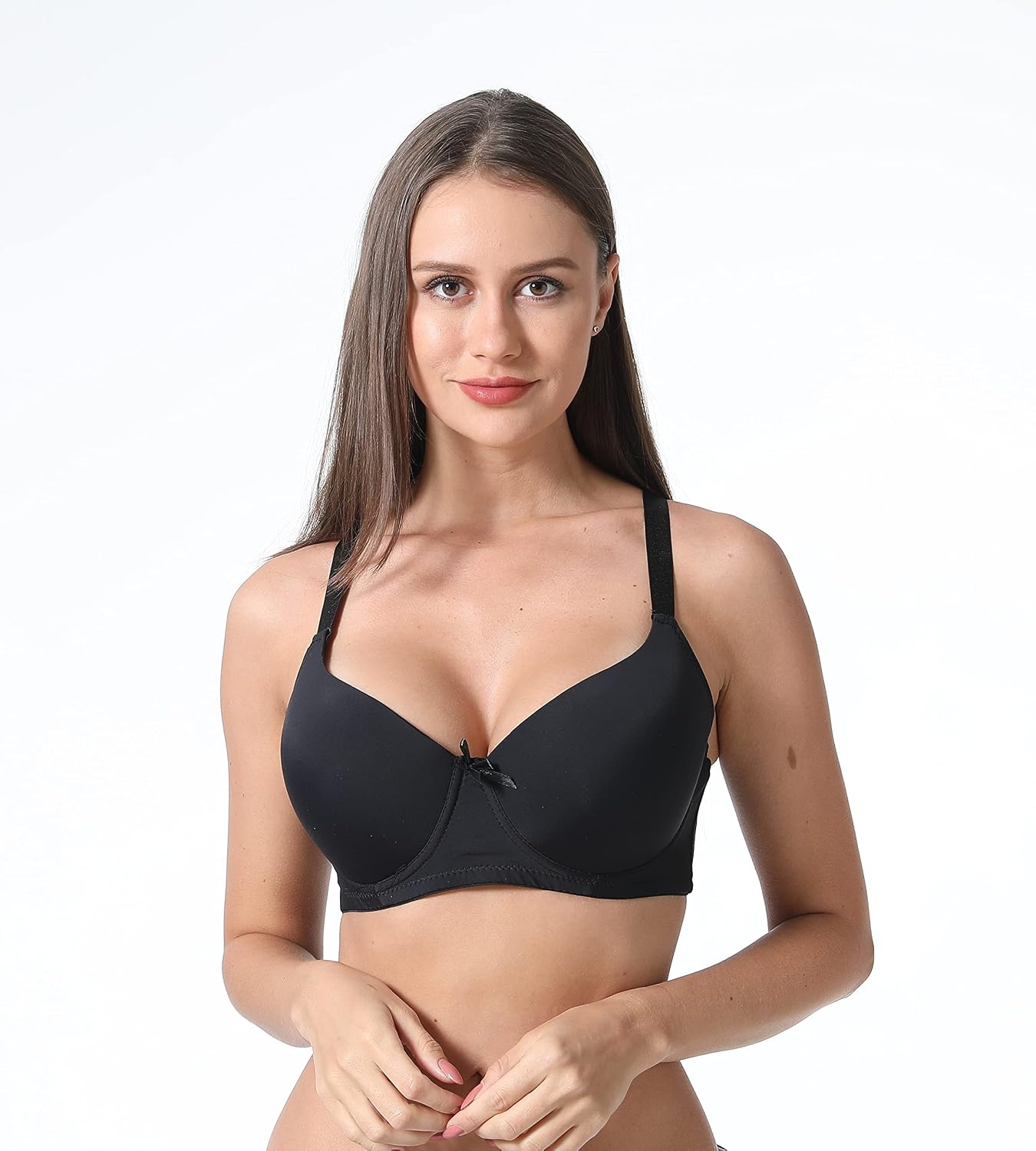 Viola's Secret Women Bras 6 Packs T-Shirt Bras Full Coverage Comfortable Everyday Wear Size A to DDD Cups Bra