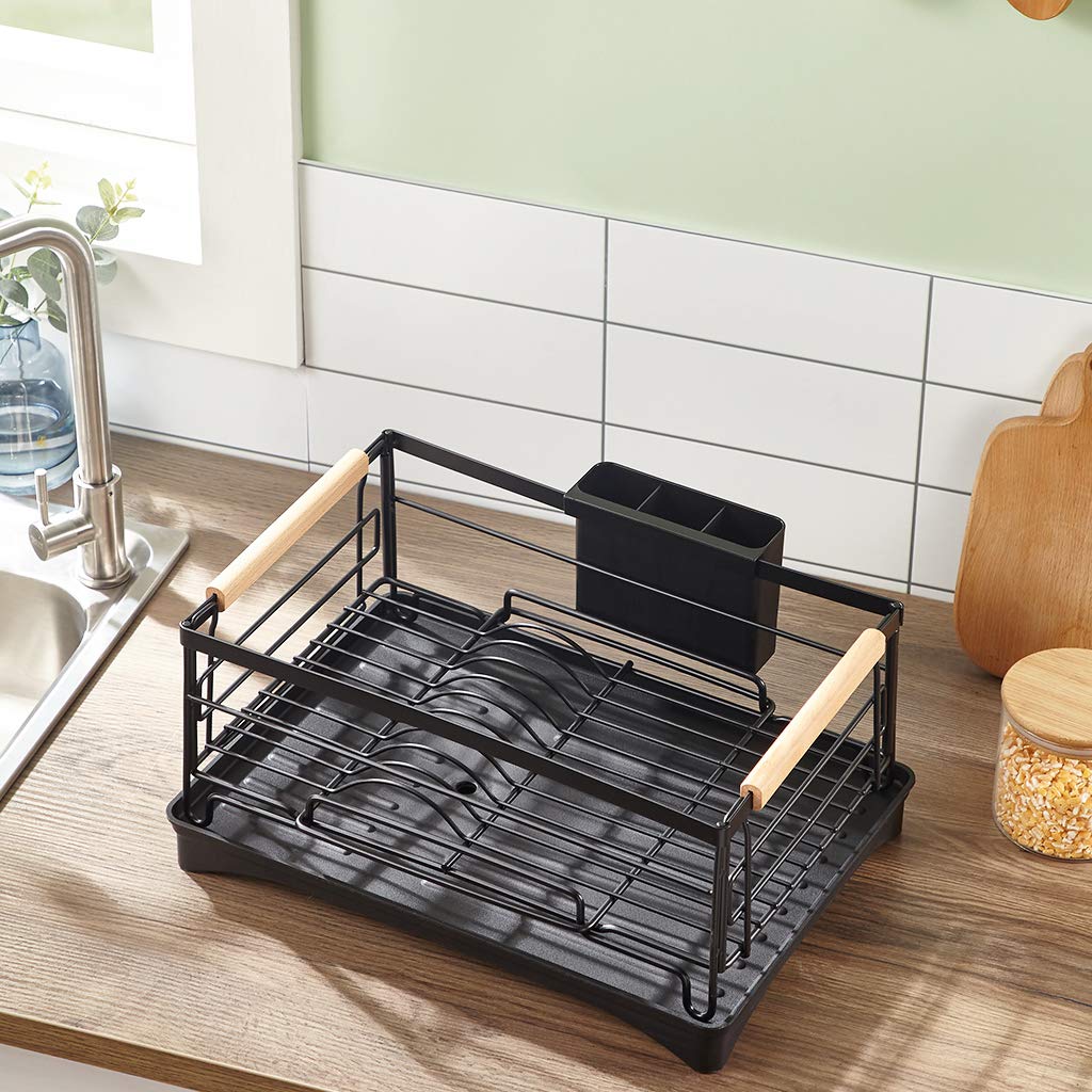 vocheer Dish Drying Rack, Stainless Steel Dish Rack and Drainboard Set