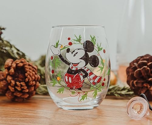 Miniatura 3 de Disney Mickey Mouse - Corona de Navidad sin tallo, con capacidad para 20 onzas