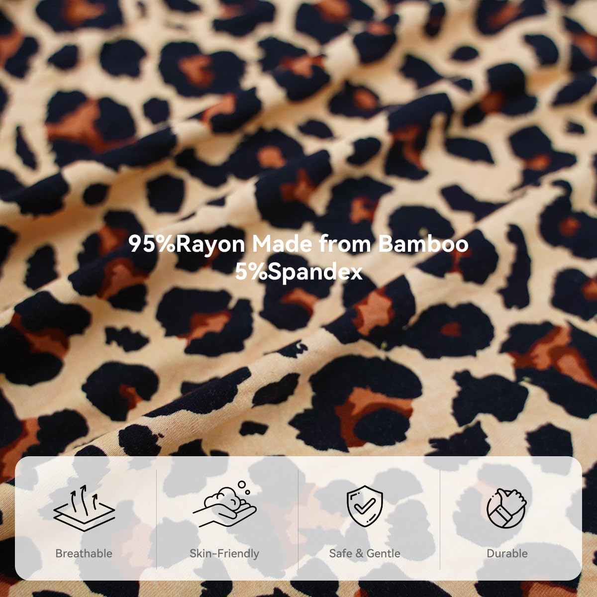 Weiwei Pajama Set for Boys & Girls Set of 2, Viscose Made from Bamboo Toddler Pajamas for Kids, Long-Sleeve Sleepwear 2pcs - Image 7