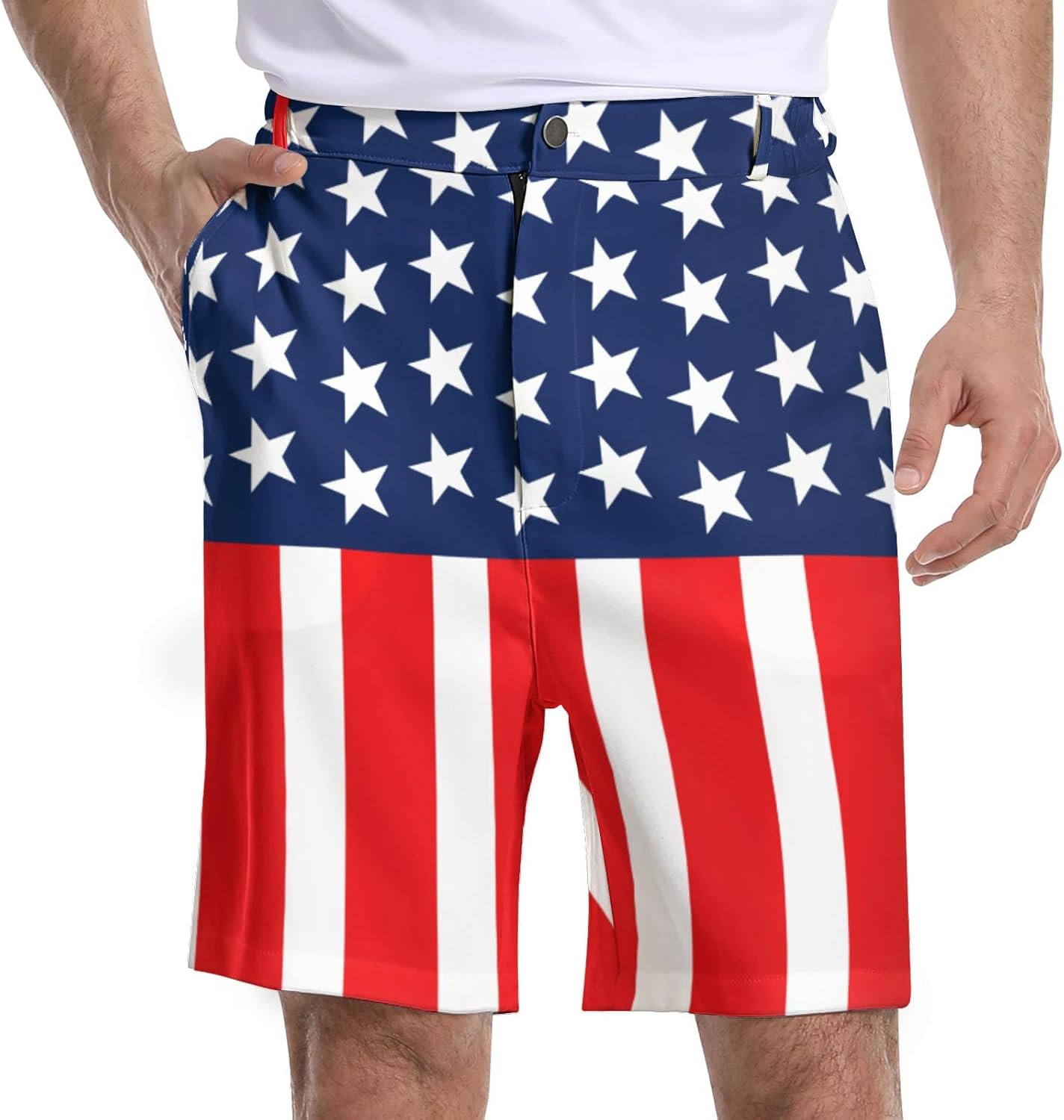 Men's Golf Shorts with Pockets Stretch Lightweight Quick Dry Hiking Casual Work Dress Shorts for Men