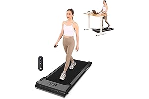 2 in 1 Compact Under Desk Treadmill with Brushless Motor