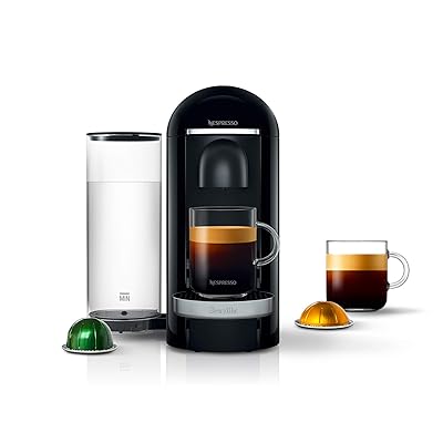 Nespresso Vertuo Plus Deluxe Coffee and Espresso Maker by Breville, Black