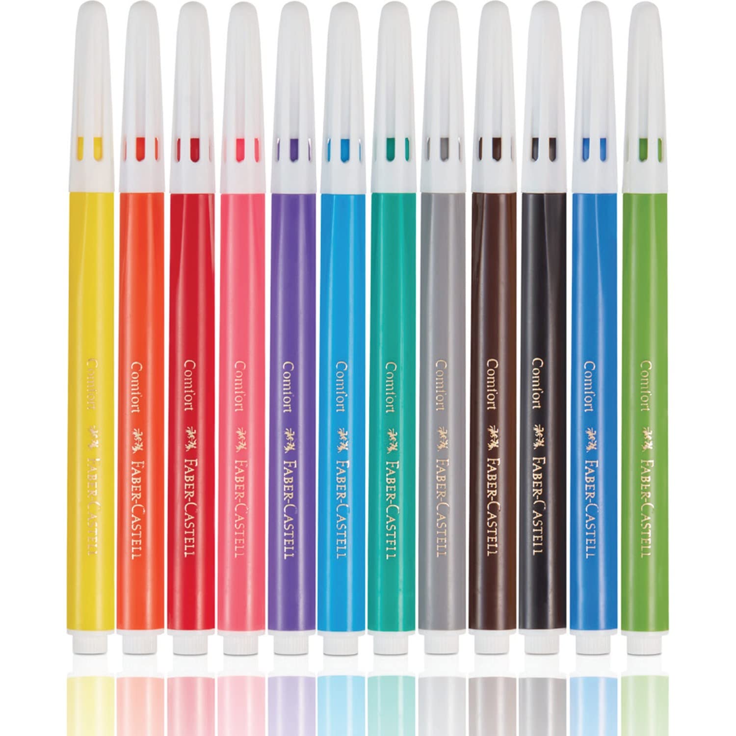 Faber-Castell Marcador Comfort lavable 10 + 2