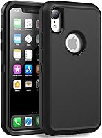 Vista 10 de MXX Compatible con iPhone XR, 3 capas súper protectoras, cuerpo resistente, resistente, a prueba de golpes y polvo, diseñada para Apple Xr funda