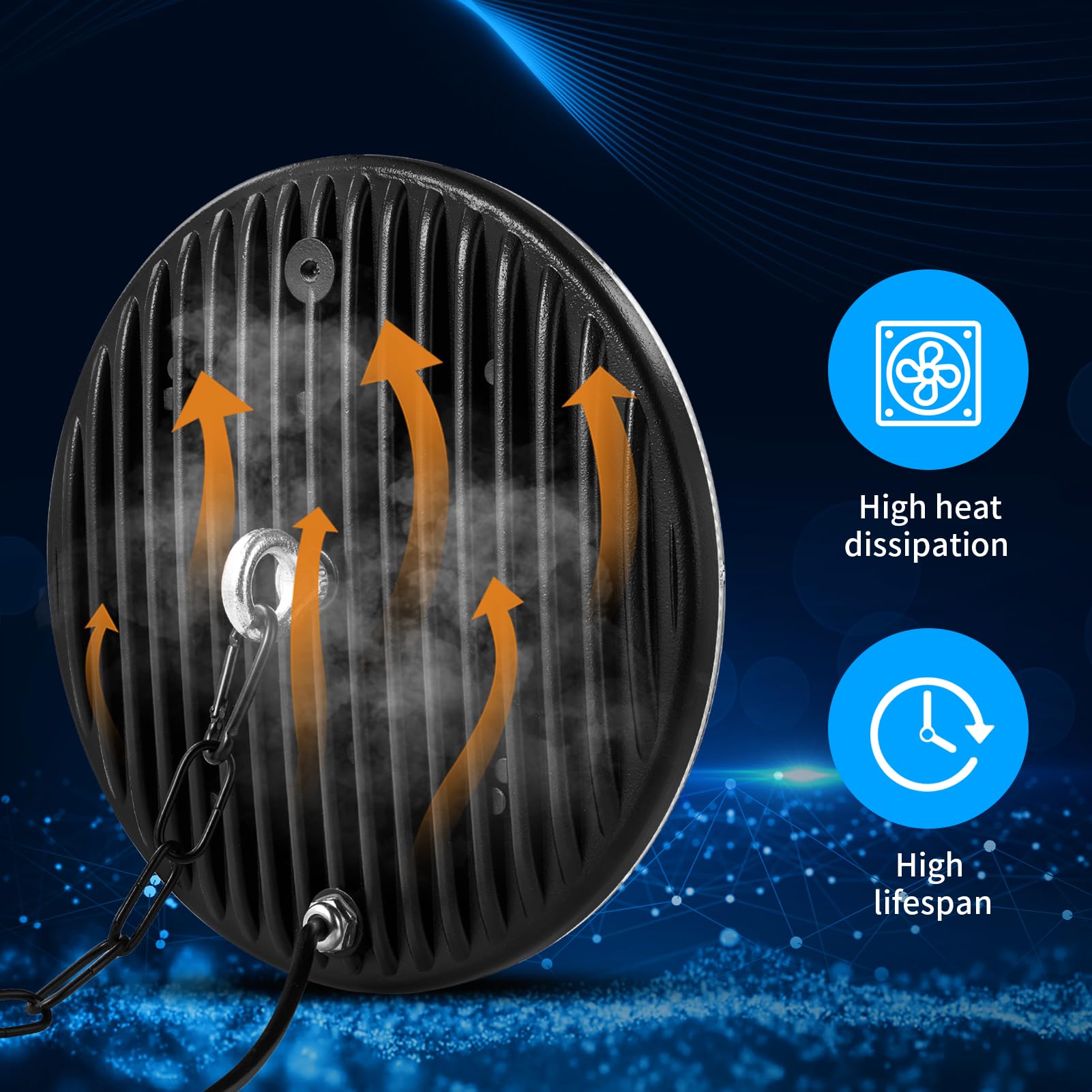 20Pack 800W Led UFO High Bay Light Cold White 6500K 80000lm AC 210-220V IP65 Waterproof Shop Lights for — view 3