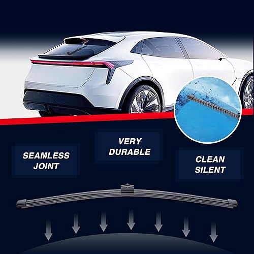 Miniatura 2 de Escobilla de limpiaparabrisas trasero de 15 pulgadas de repuesto para Audi Q5 2022-2018 Q7 2021-2017Volkswagen Touareg 2014-2011 - Limpiaparabrisas