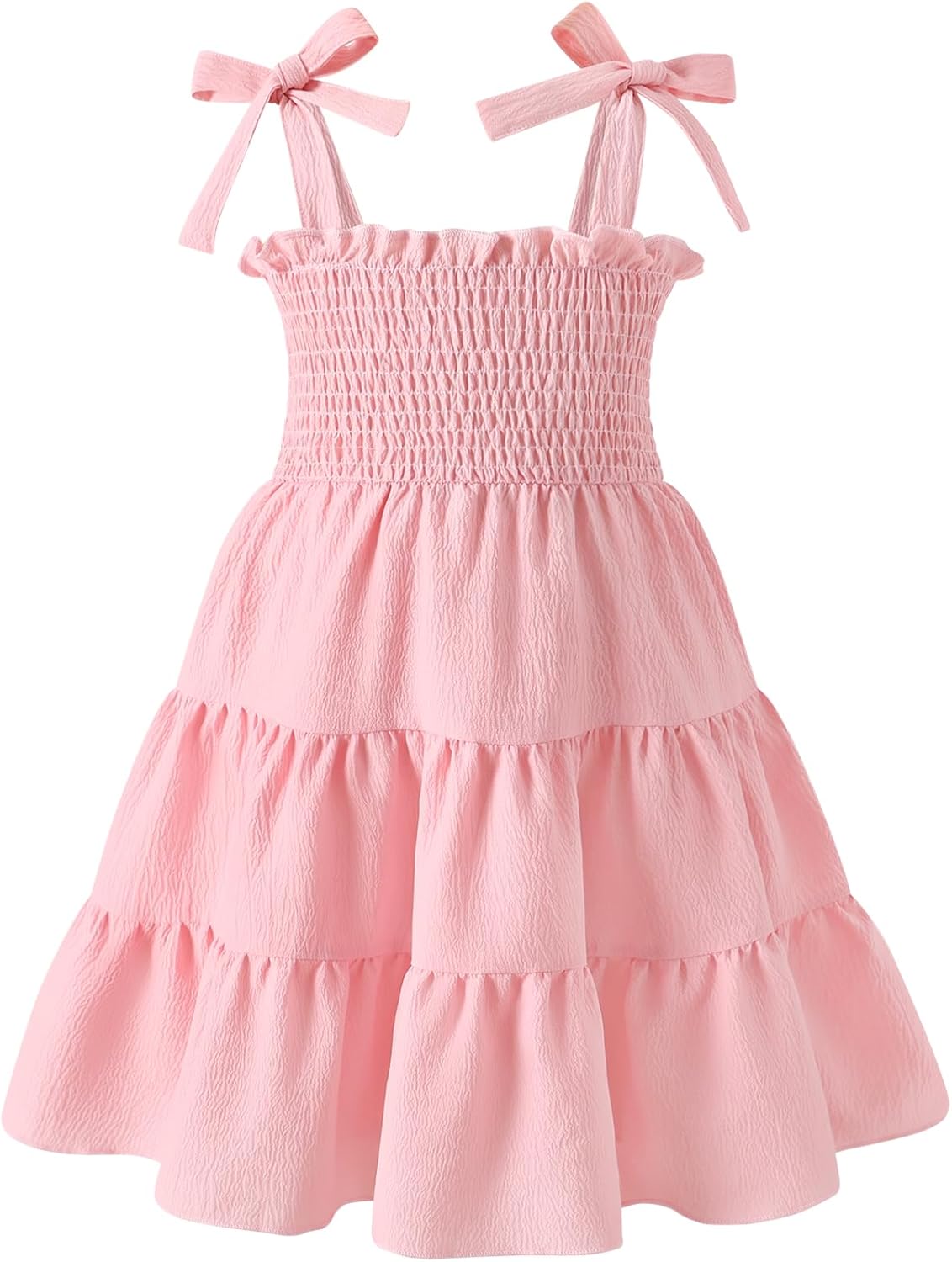 YOUNGER TREE Toddler Baby Girls Rainbow Dress Princess Sleeveless Halter Beach Tutu Sundress