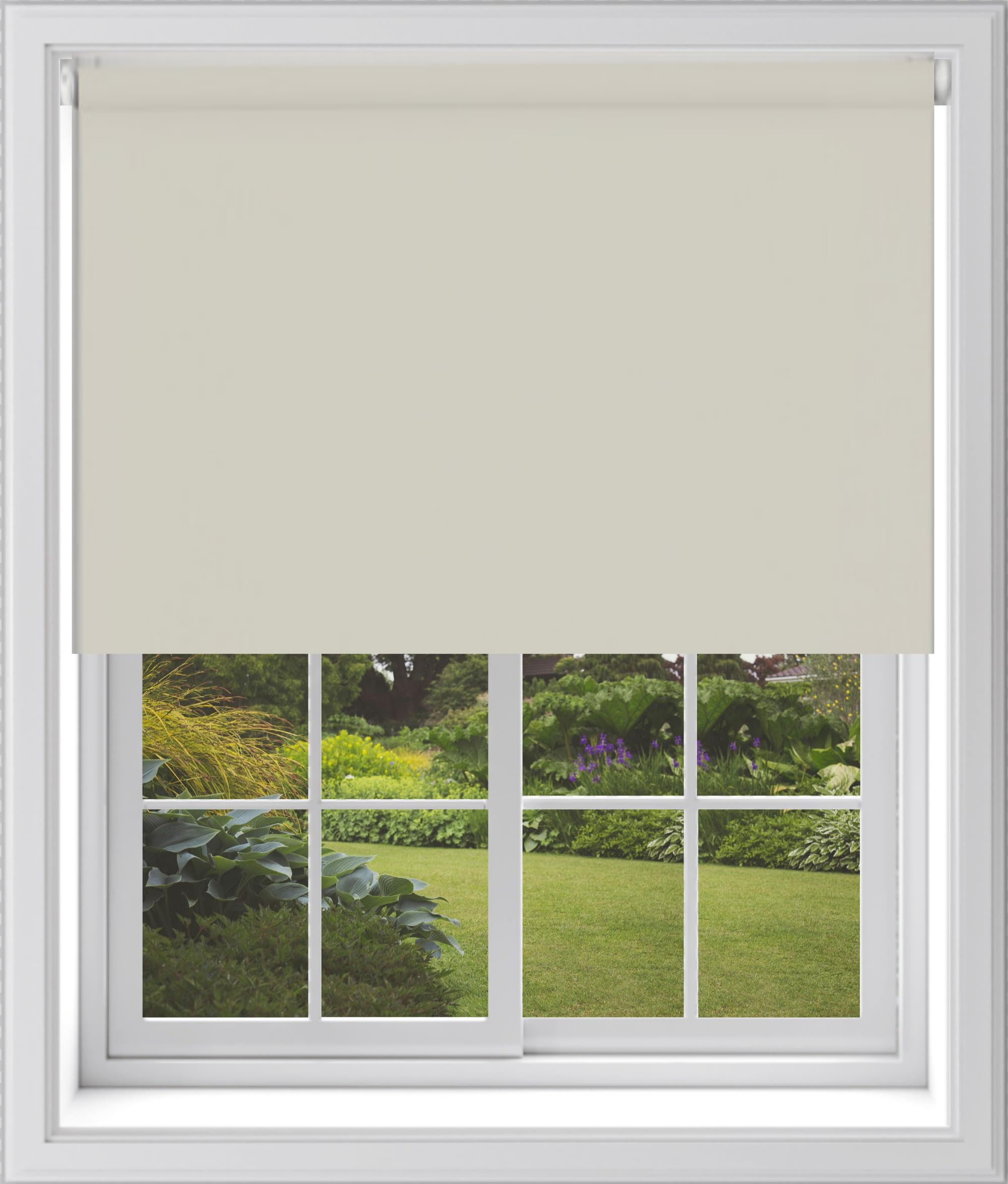 Caecus Blinds Made To Measure Blackout Roller Blind Natural 210Cm from B&Q