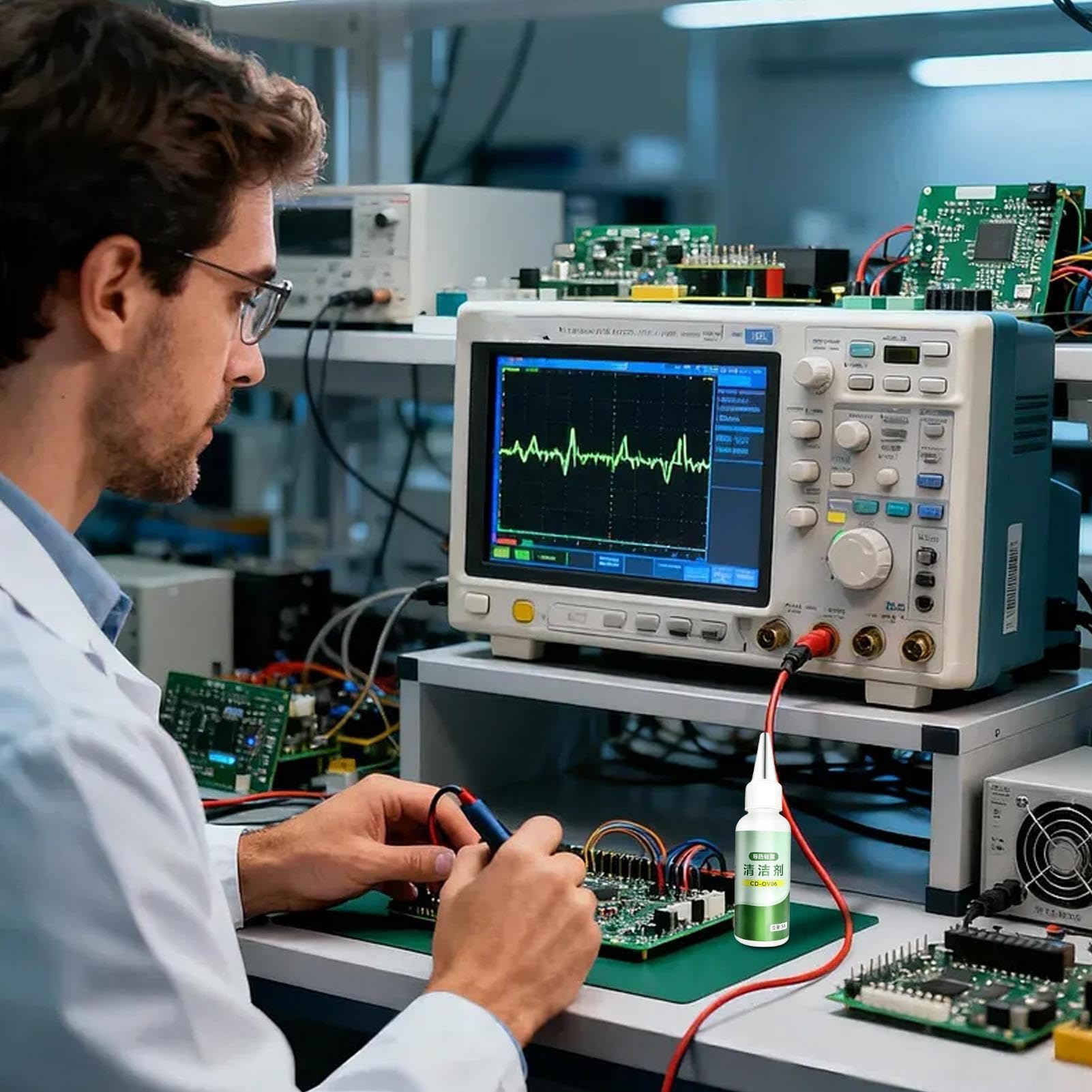 La rimozione di grasso in silicone – 50 ml detergente per la manutenzione del grasso in silicone | rimozione della pasta termica – per GPU computer console dissipatore di calore chipset
