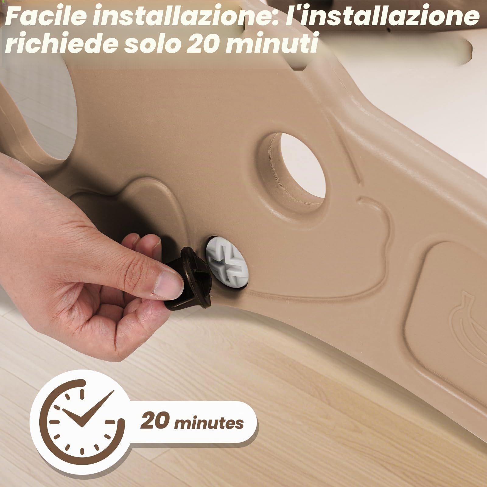 Scivolo per Bambini Pieghevole per Divano e Letto, Interno/Esterno, Verde