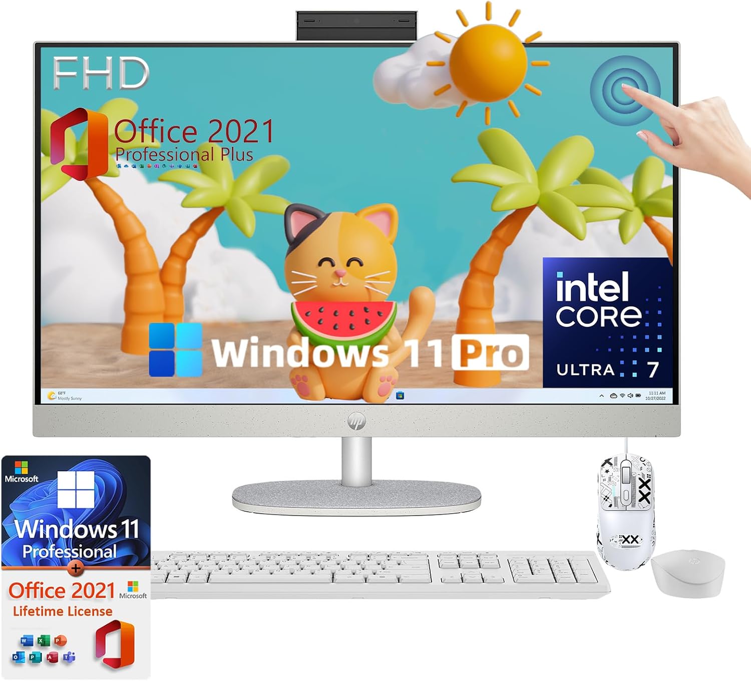 HP 27inch AllinOne Touchscreen Desktop Computer