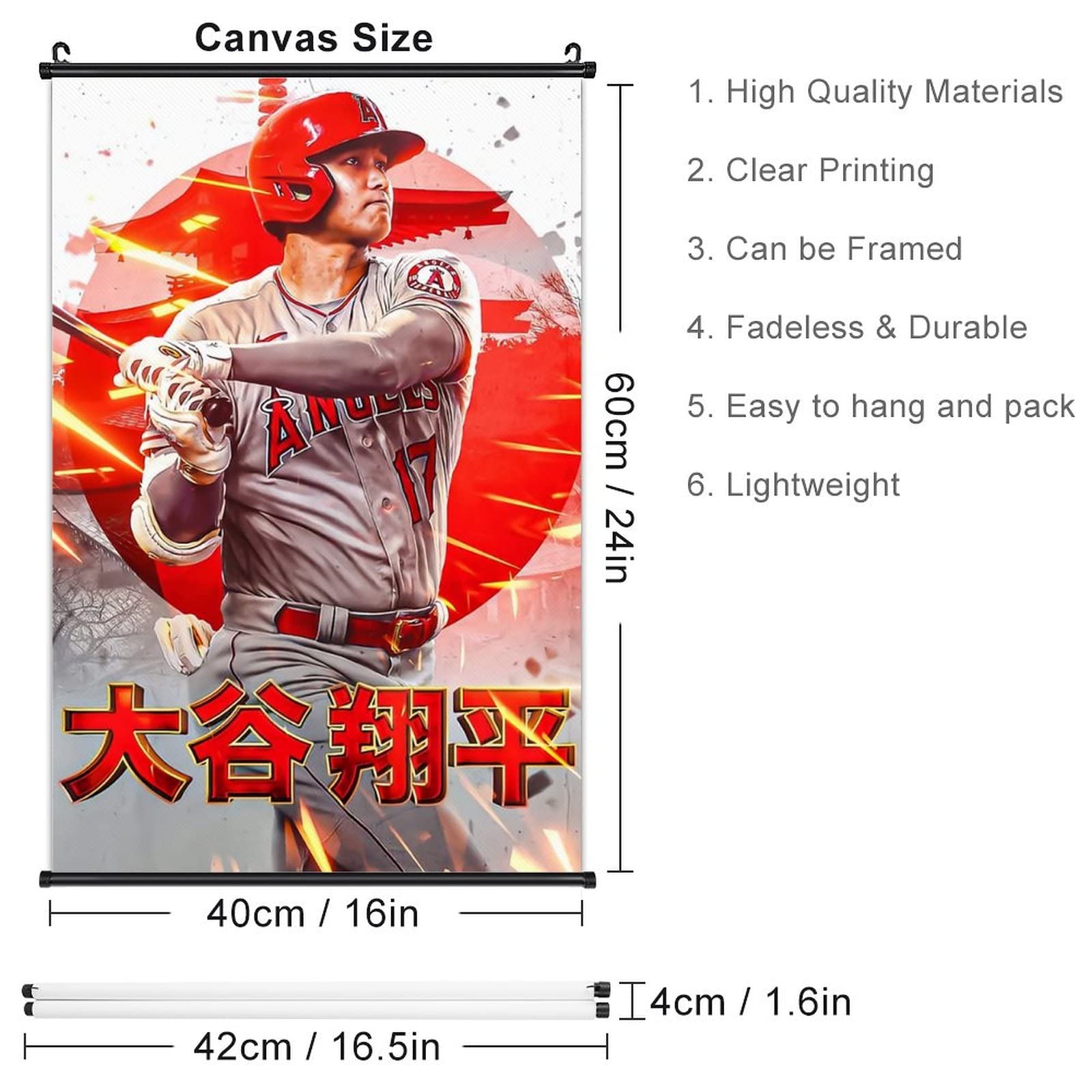 Amazon.co.jp: 大谷翔平 グッズ 絵を掛ける ポスター 絵画 アート 壁紙