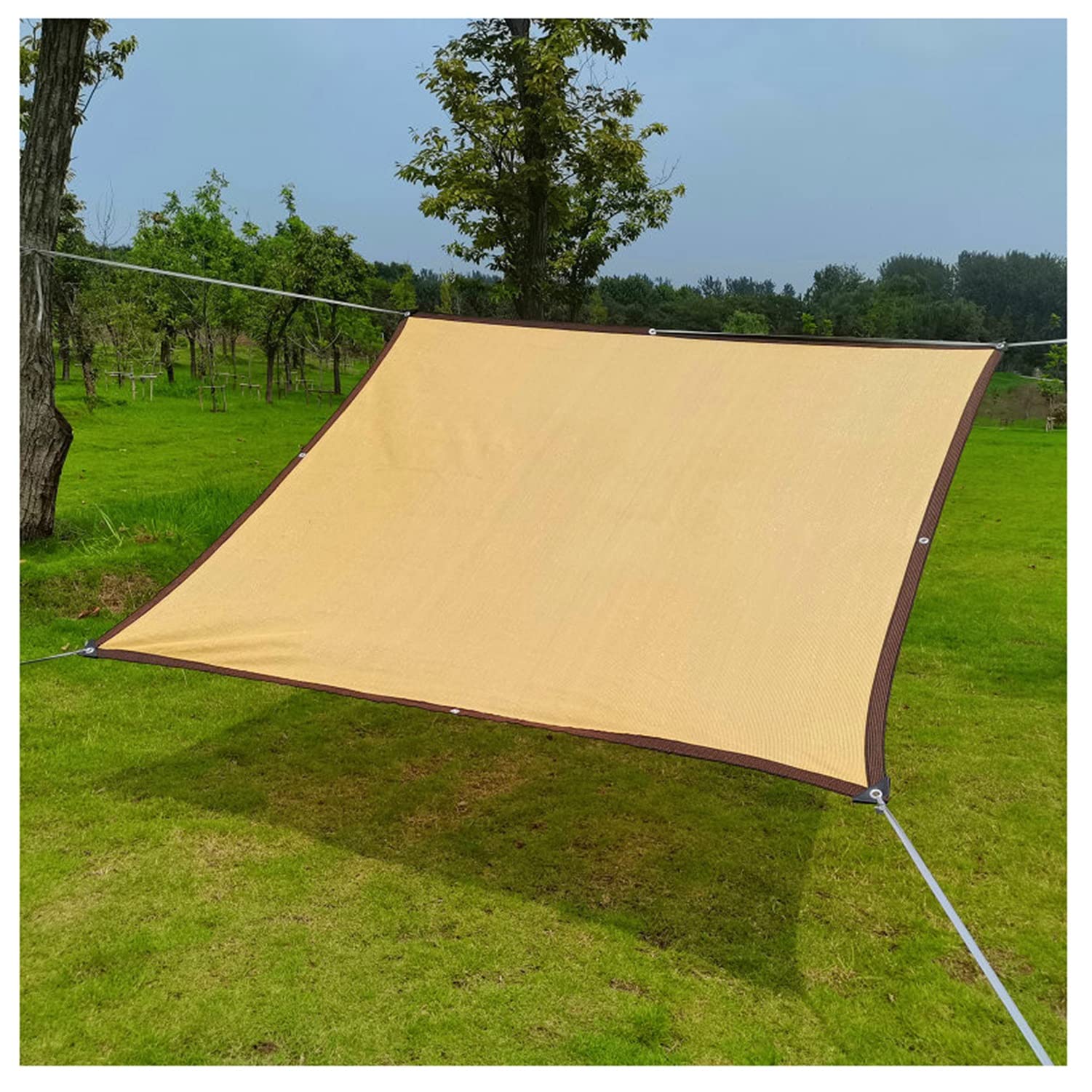 大きい ベージュ 日よけシェード Amazon.co.jp: ガレージ 日除けシェード HDPE 遮光ネット 日除けネット