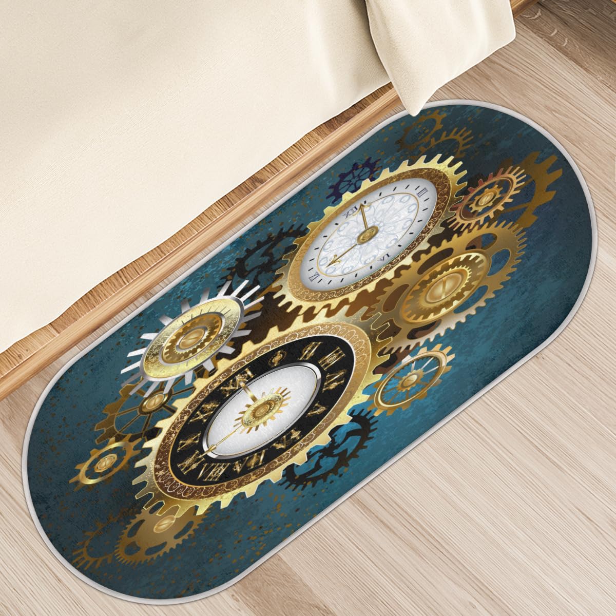 TropicalLife Vintage nadruk dywanik mata 50 x 120 cm, vintage retro długie włosy pogrubione dywaniki do pokoju kuchni domu łazienki wewnątrz antypoślizgowa mata podłogowa dywaniki