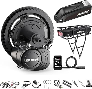 Torque Sensor Mid Drive Motor Kit TSDZ-2B Z8 Z16 500W/750W/1000W | Electric Bike Conversion Kit for BB 68-73MM Mountain Bike Road Bike with Display & Battery Optional