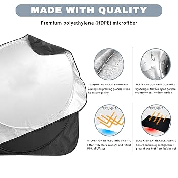 COVERCRAFT TOYOTA HARRIER サンシェード For Toyota Harrier 2024 Windshield Folding Sun Shade Sun