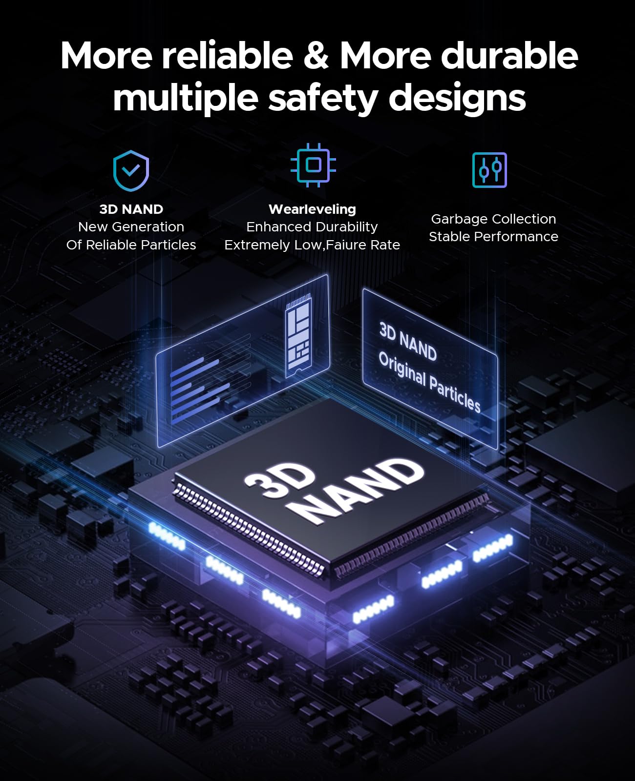 SSD Crucial P510 1To Gen5 NVMe Avec Dissipateur Thermique, Jusqu'à 11 000 Mo/s, SSD PCIe 5.0 M.2 2280, Lecteur SSD Interne, Compatible Avec PS5 CT1000P510SSD5