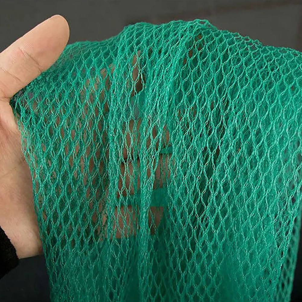 RVUEM Anti-hail Anti Bird Netting, Vegetable Garden Agricultural Plant Pond Protect, Hail Proof Net, Reusable, Durable, Heavy Duty, for Garden,0.5CM Mesh,2m*10m