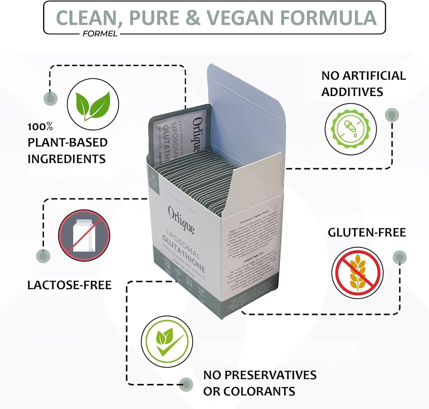 Liposomal Glutathione with Vitamin C | High-Potency Antioxidant for Immune Support, Cellular Protection, Detox & Energy | Vegan, Gluten-Free | Dragon Fruit & Mango Flavor | 30 Sachets, 400 mg - Image 6