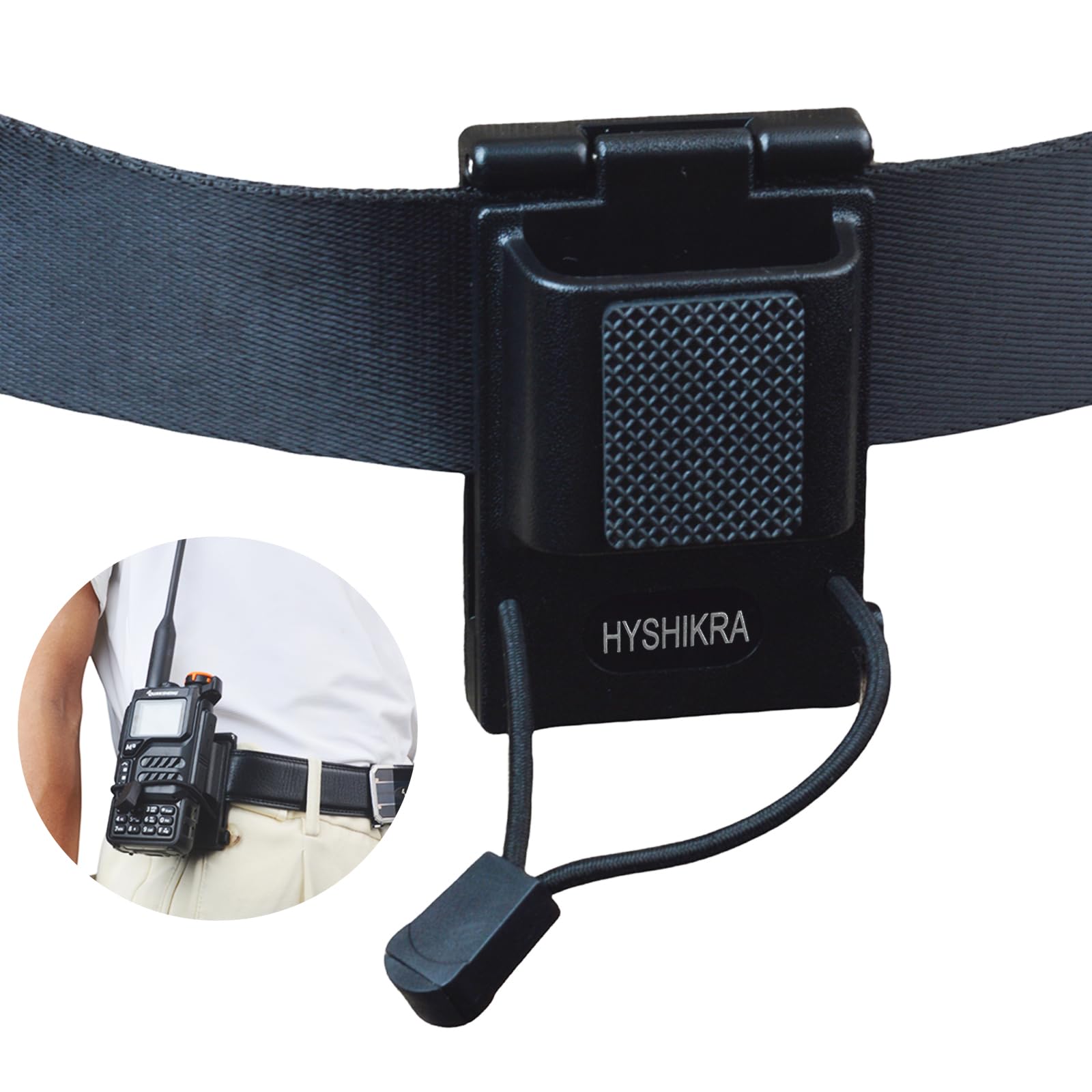 HYSHIKRA Two Way Radio Belt Clip Walkie Talkie Quick Disassembly Belts Accessories