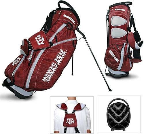 Miniatura 21 de Team Golf NCAA Fairway - Bolsa de soporte de golf, ligera, parte superior de 14 direcciones, soporte de acción de resorte, bolsillo térmico aislado