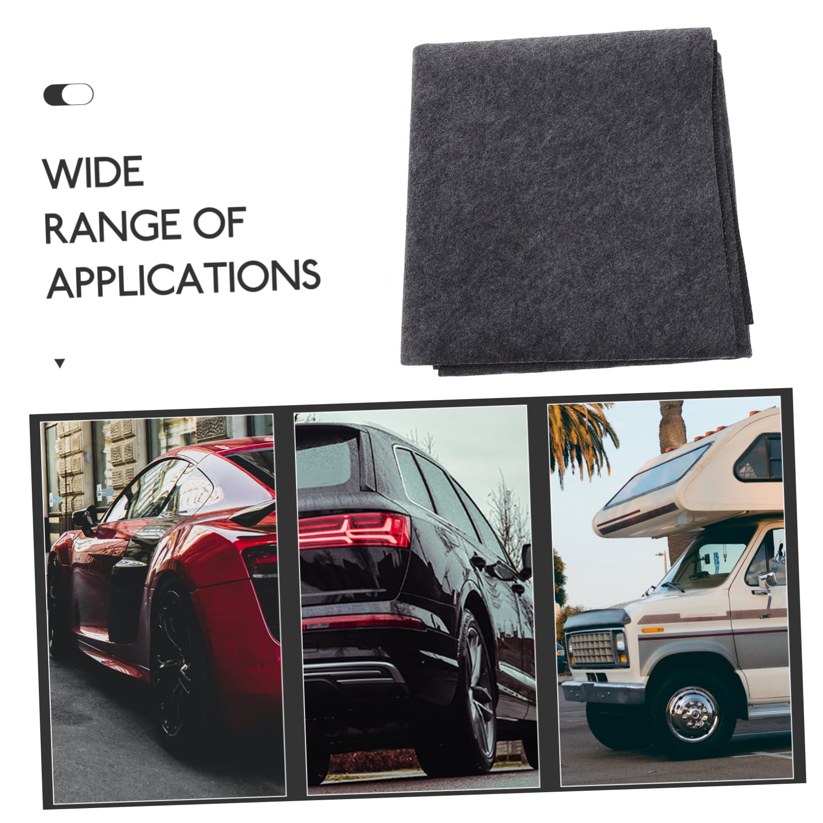 Vaguelly Ölauffangmatte für Garage Rückseite 91,5x122cm Filzbasierte Boden Schutzmatte für Werkstatt und Autopflege