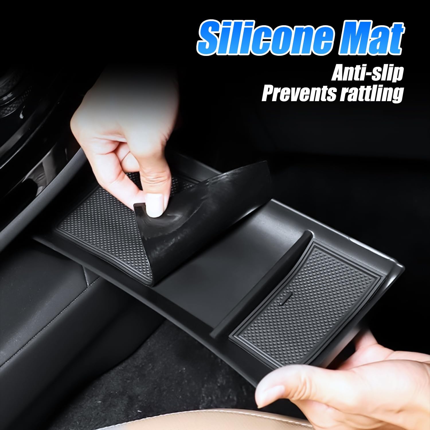 Center Console Organizer Tray Compatible with Range Rover Sport 2025 2024 2023, Storage Box Under Gear Shift Panel Interior Accessories