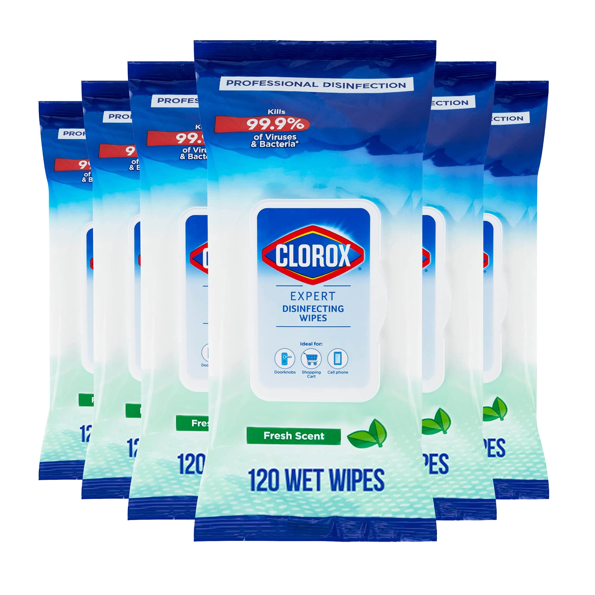 Buy Clorox Expert Disinfecting Antibacterial Wipes, Fresh Scent, 6 x