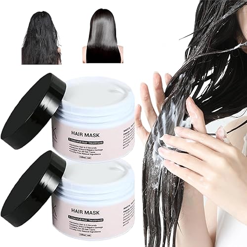 BAcion Heykeratin - Mascarilla mágica para el cabello con queratina para reparar el cabello, 5 segundos para restaurar el cabello suave, máscara de