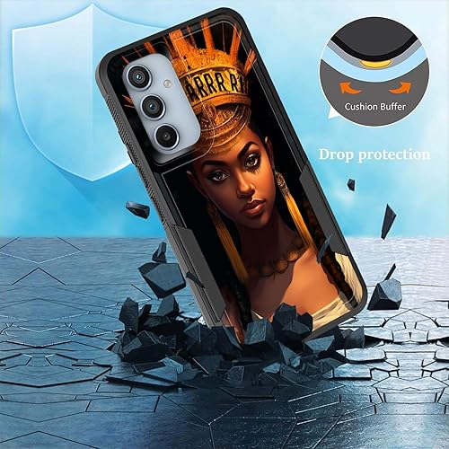 Miniatura 6 de Funda para Galaxy A54 5G, doble capa híbrida resistente a prueba de golpes, policarbonato duro, silicona suave, TPU, funda protectora para Samsung