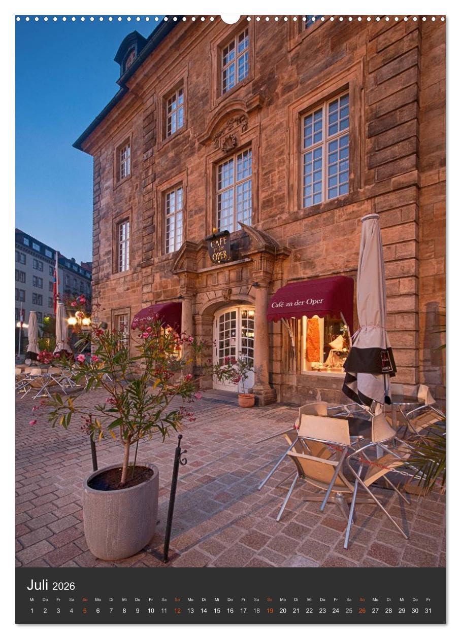 Bayreuth 2026 (hochwertiger Premium Wandkalender 2026 DIN A2 hoch), Kunstdruck in Hochglanz: Die schönsten Plätze und Gebäude der oberfränkischen ... und Festspielstadt Bayreuth. (CALVENDO Orte)