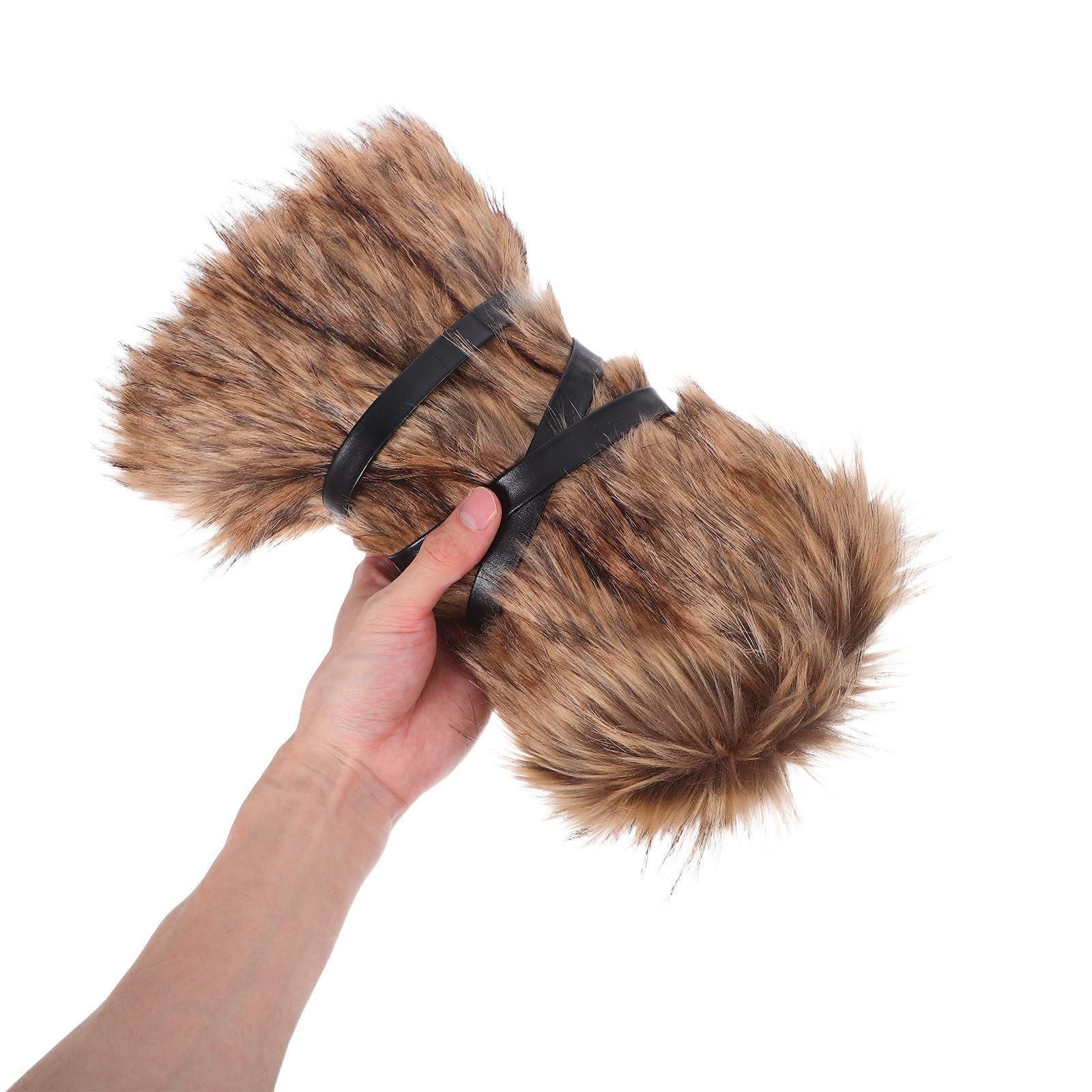 DOITOOL 2 Pares Calentadores de Piernas de Poliéster Ajustables Tiras Esponjosas para Mujeres y Hombres, Ideales para Eventos Festivos y Disfraces Retro