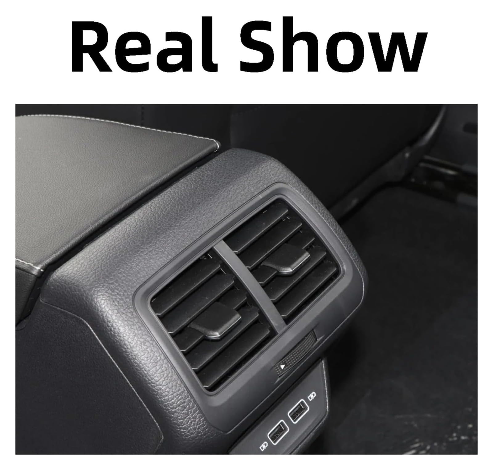 Cruscotto Bocchetta Ventilazione Per VW Per Golf 7.5 GTI 2013-2020 5G0819203 Bracciolo Posteriore Auto Griglia Ventilazione Centrale Finitura Pieghevole(Air Vent Assembly)