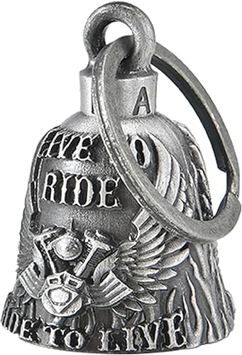 Miniatura 10 de Dream Apparel Campana de motocicleta para motociclistas, mujeres y hombres, con colgador, campana de motociclista para motociclistas, accesorios de