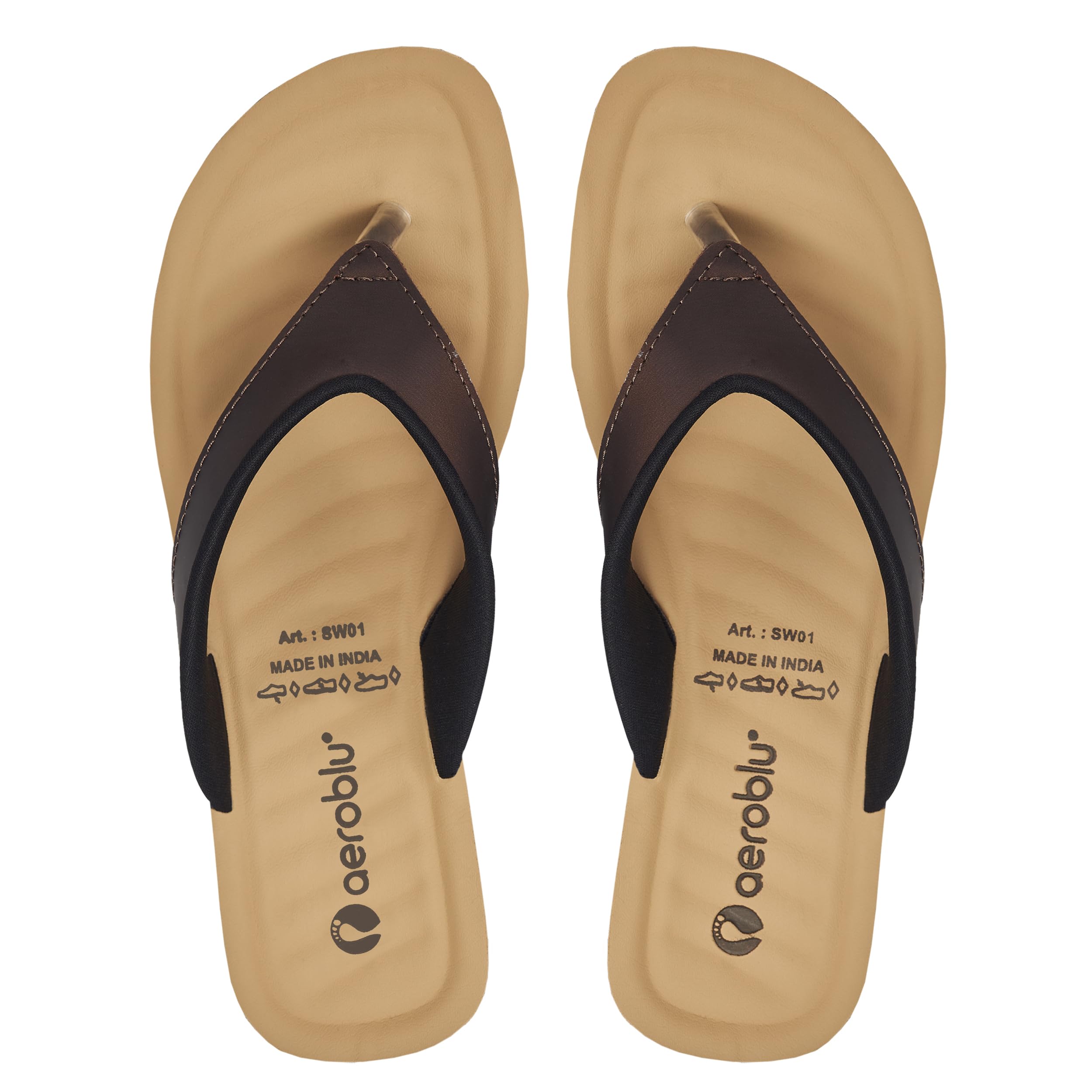 aeroblu Synthetic Solid Thong Strap Flip-Flops Slipper For Women & Girls (AESW01)-picture-33