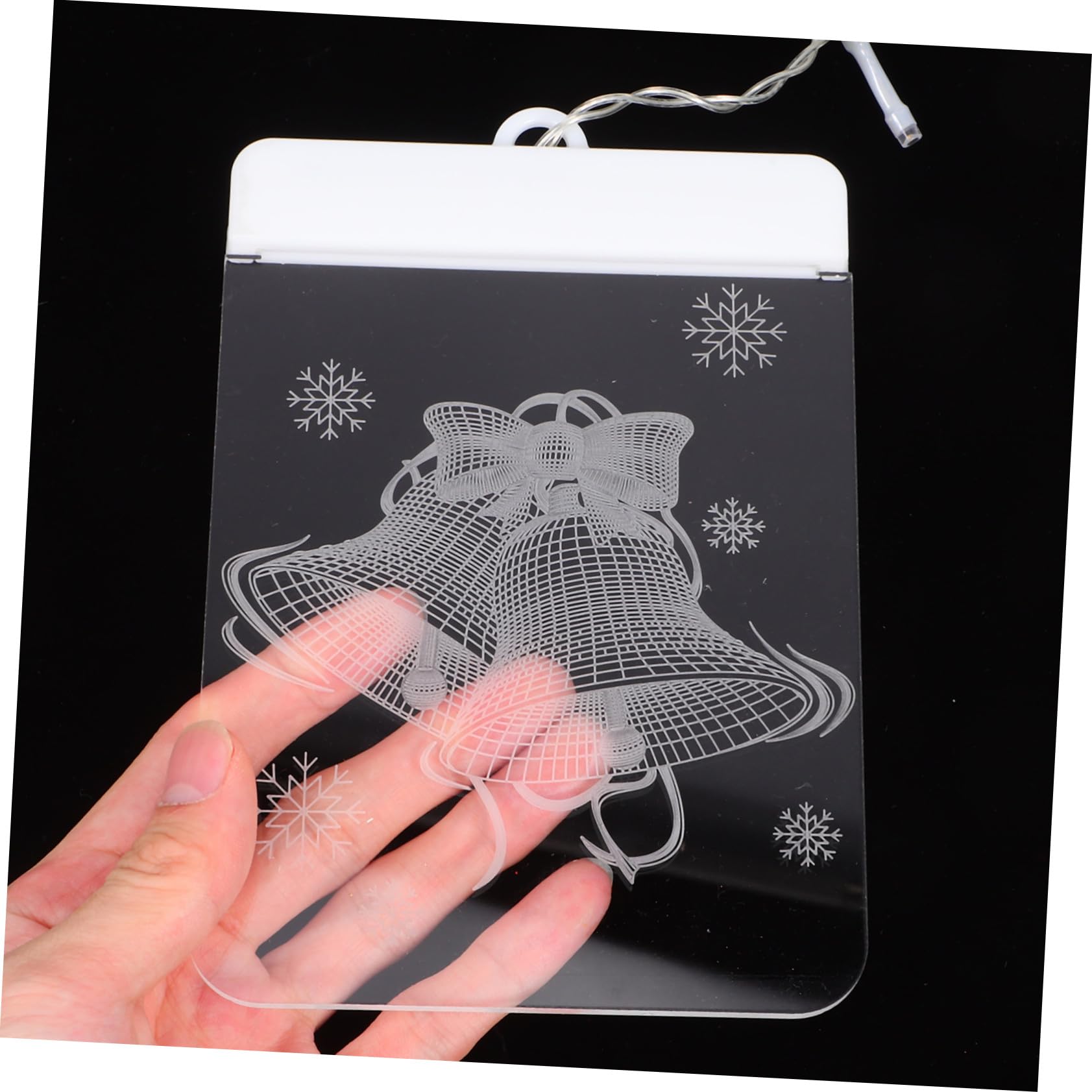 Guirlandes Lumineuses Rideaux pour Chambre à Coucher Décoration De Sapin De Noël avec Télécommande Motif Bonhomme Flocon De Chaleur Chaleureuse Et Invitante