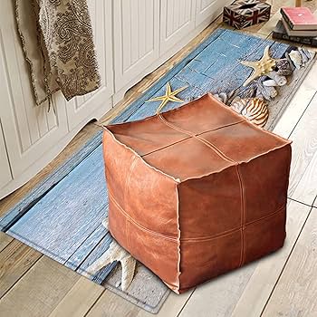 Amazon｜NC モロッコのプーフカバーフットスツール収納