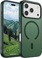 Vista 878 de SUPFINE - Funda magnética para iPhone 13 Pro Max (compatible con MagSafe), (protección contra caídas de grado militar de 10 pies), delgada, Negro