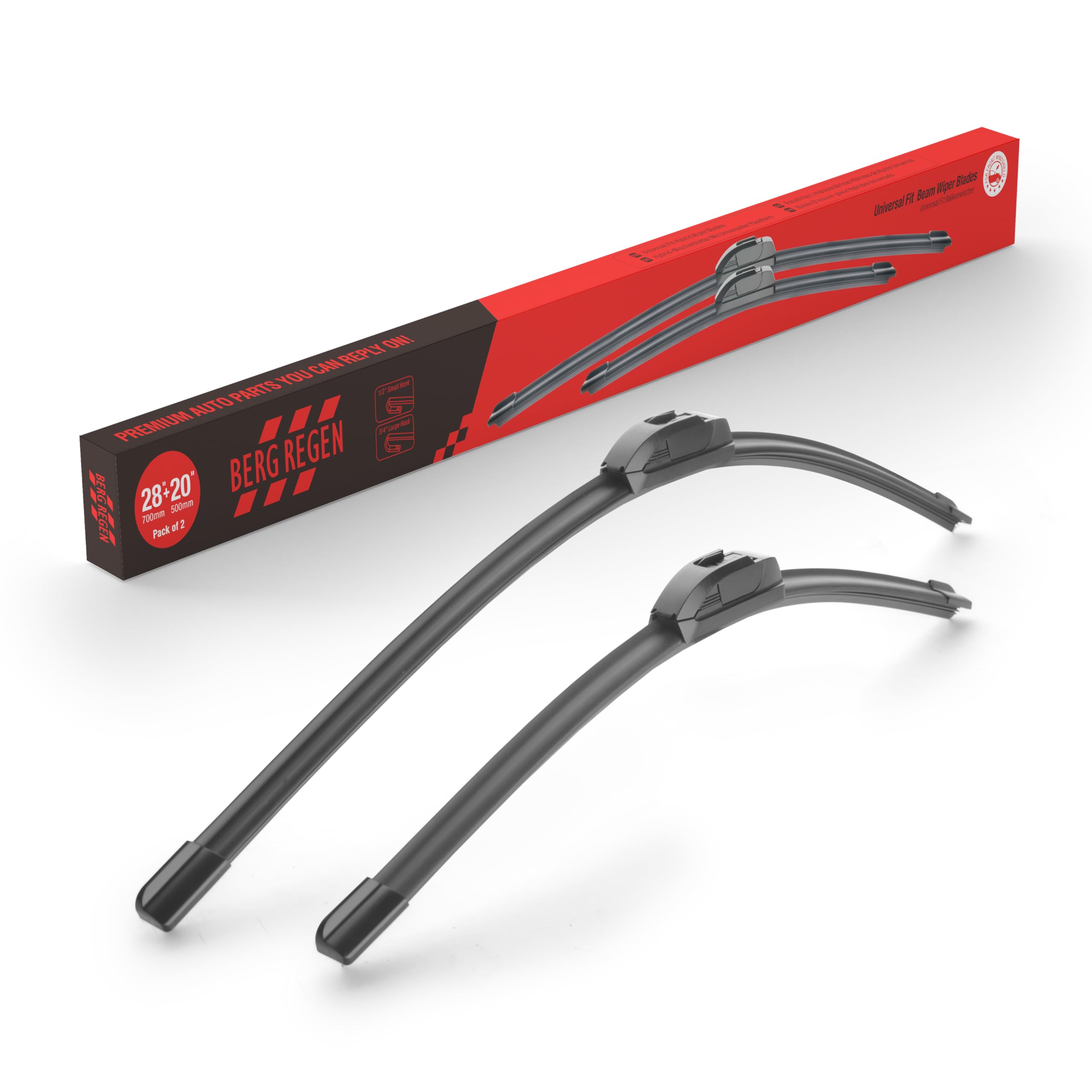 BERG REGEN 28"+20" Windshield Wiper Blades Replacement for Toyota Sienna 2011-2020 –Genuine OEM Quality (Set of 2)