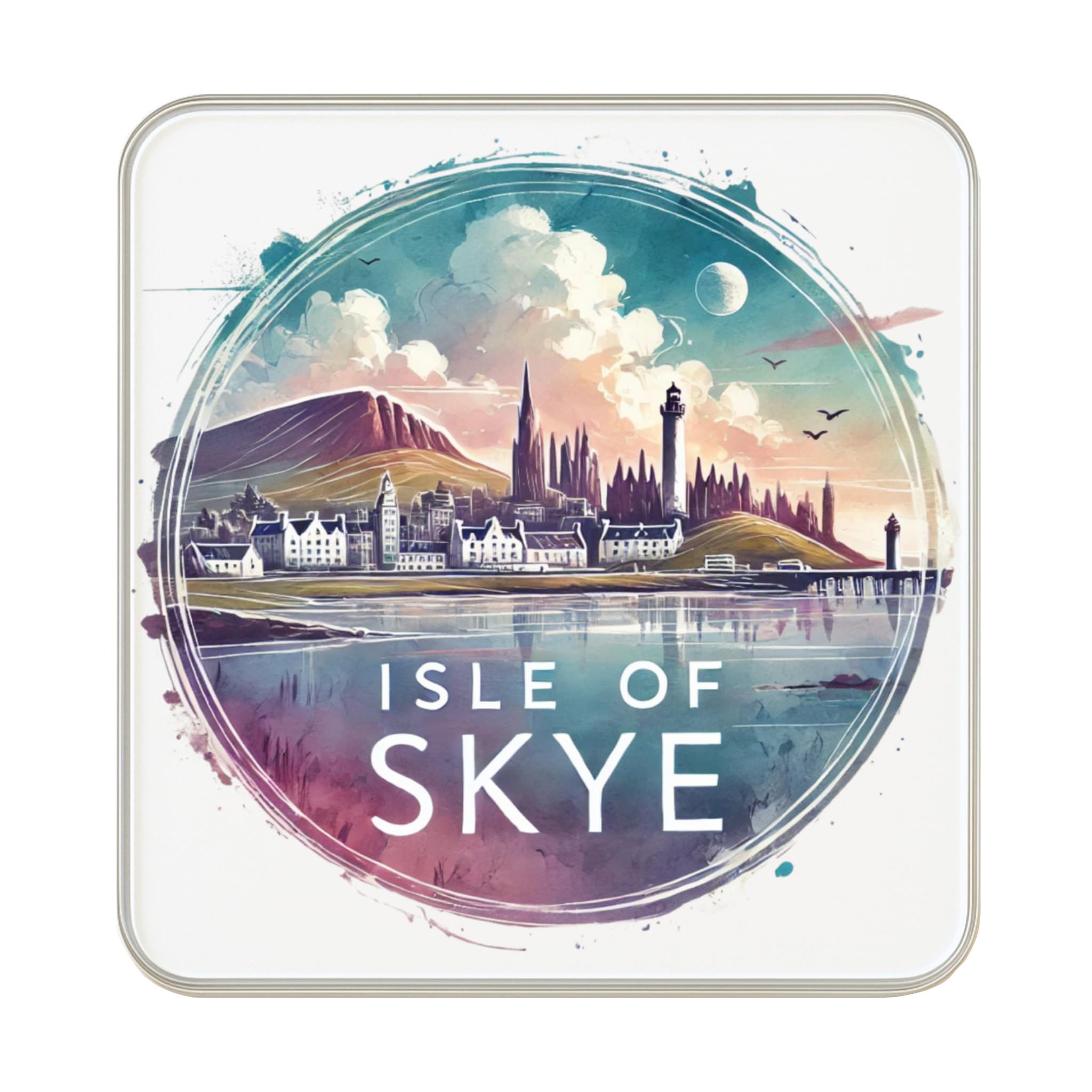 Aimant de réfrigérateur Île de Skye Écosse pour souvenir de voyage et collection