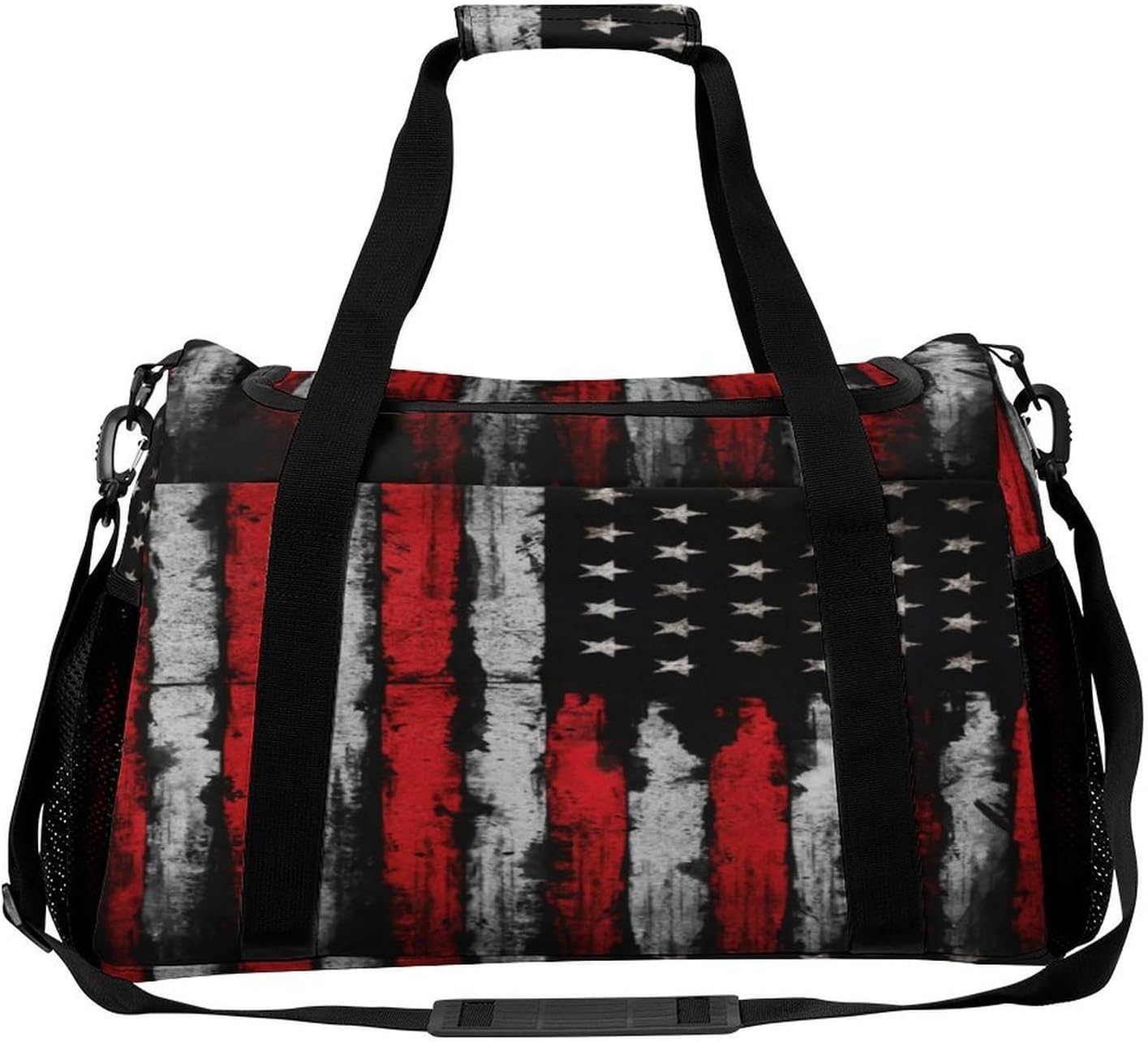 American Flag Personal Item Bag Travel Duffel Bag Sports Tote Gym Bag Luggage Duffle for Women Men