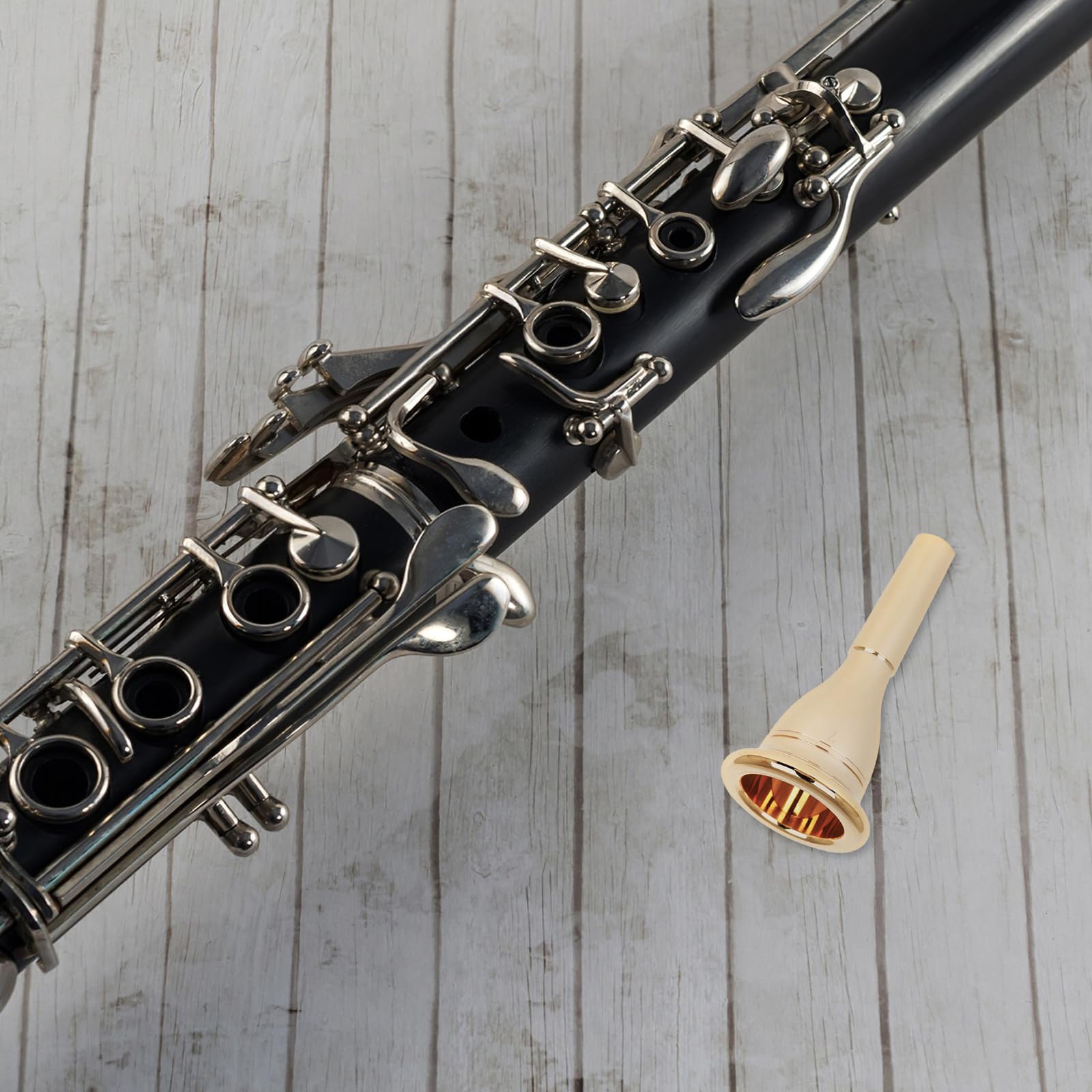 Generic Professionelles Tuba Mundstück aus Messing Robust und Filigran Ersatzteil für Tuba mit 13,3mm Durchmesser für Musiker und Auftritte