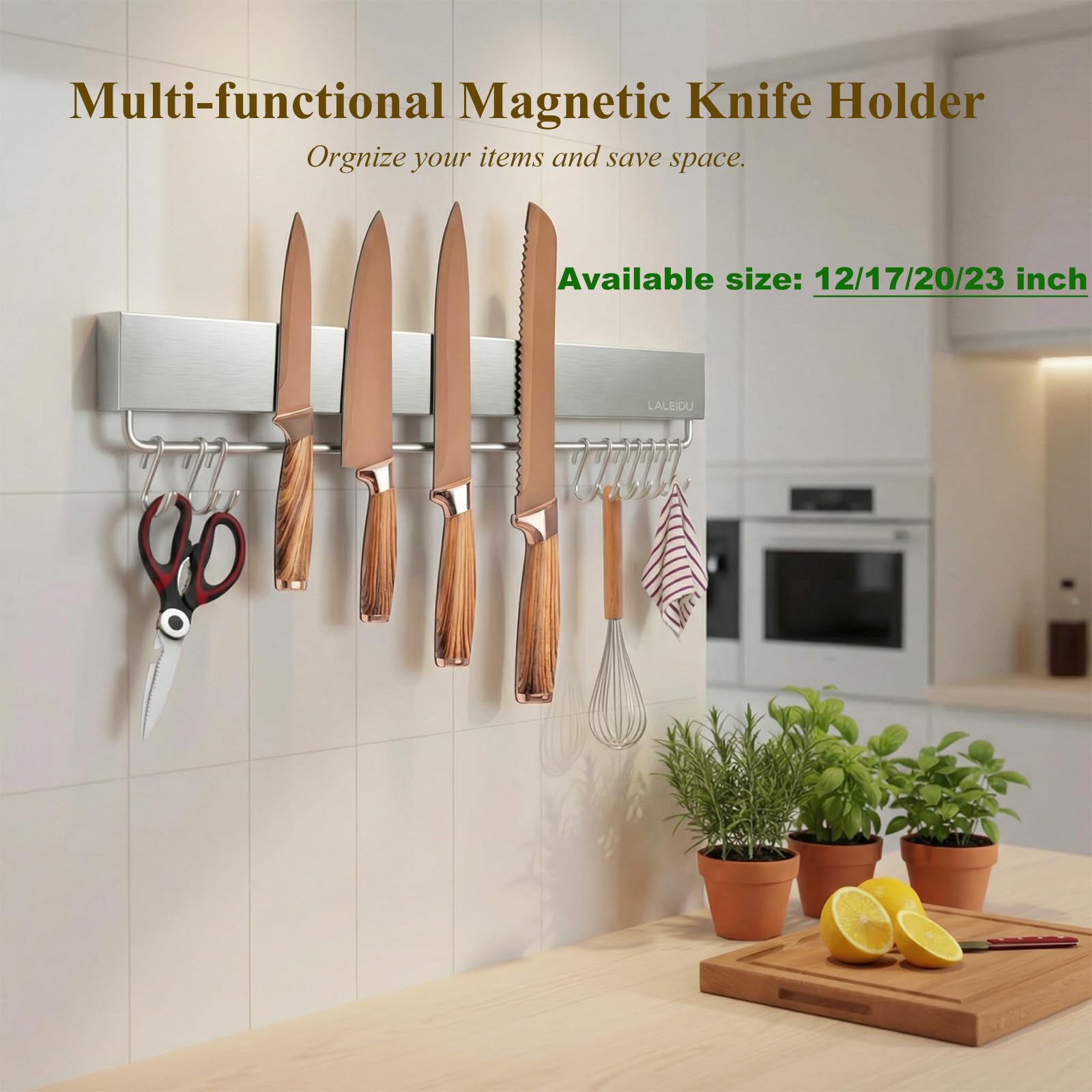 Magnetic Knife Holder - Strong & Secure -2 Magnetic Knife Holder - Strong & Secure -2