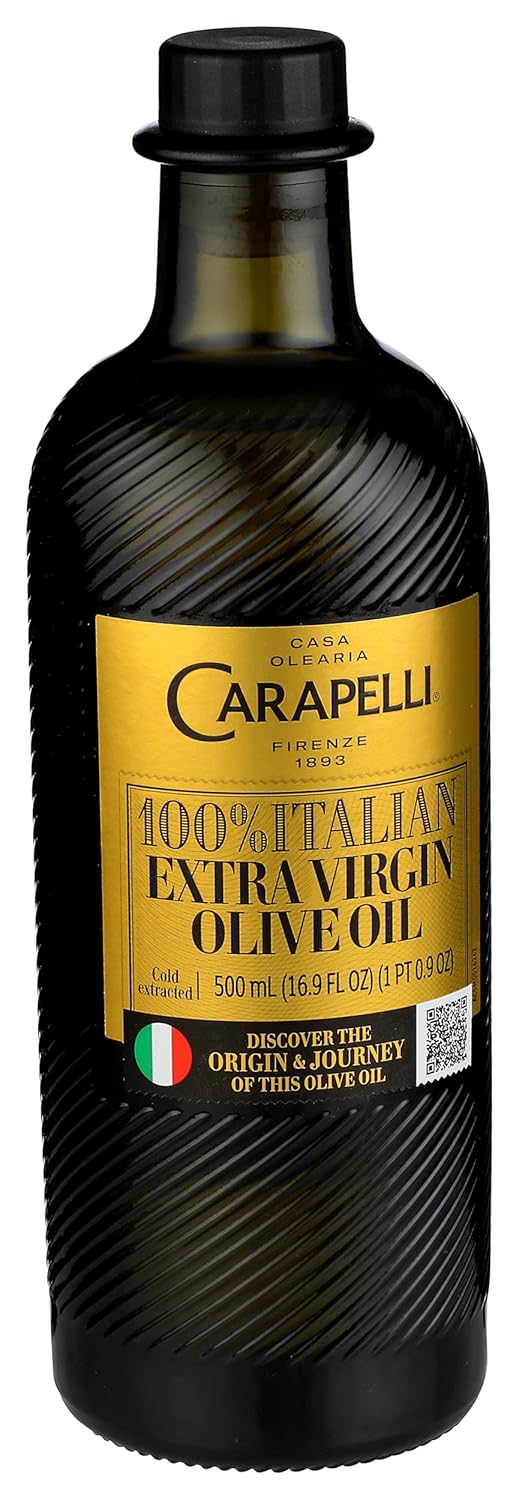 Carapelli Extra Virgin Olive Oil, Cold Pressed, 500 ML (Pack of 6)