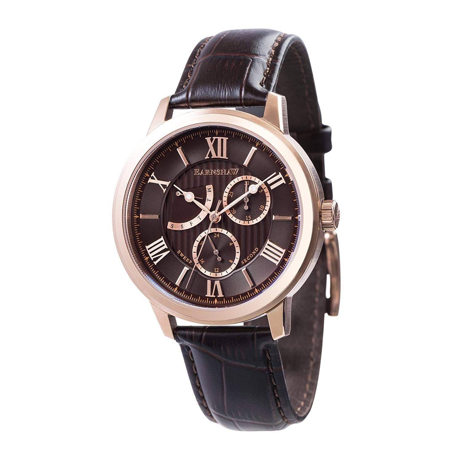 Thomas Earnshaw Cornwall Analog Brown Dial Mens Watch-ES-8060-04 (B01N7N9O3B) Amazon Price History, Amazon Price Tracker
