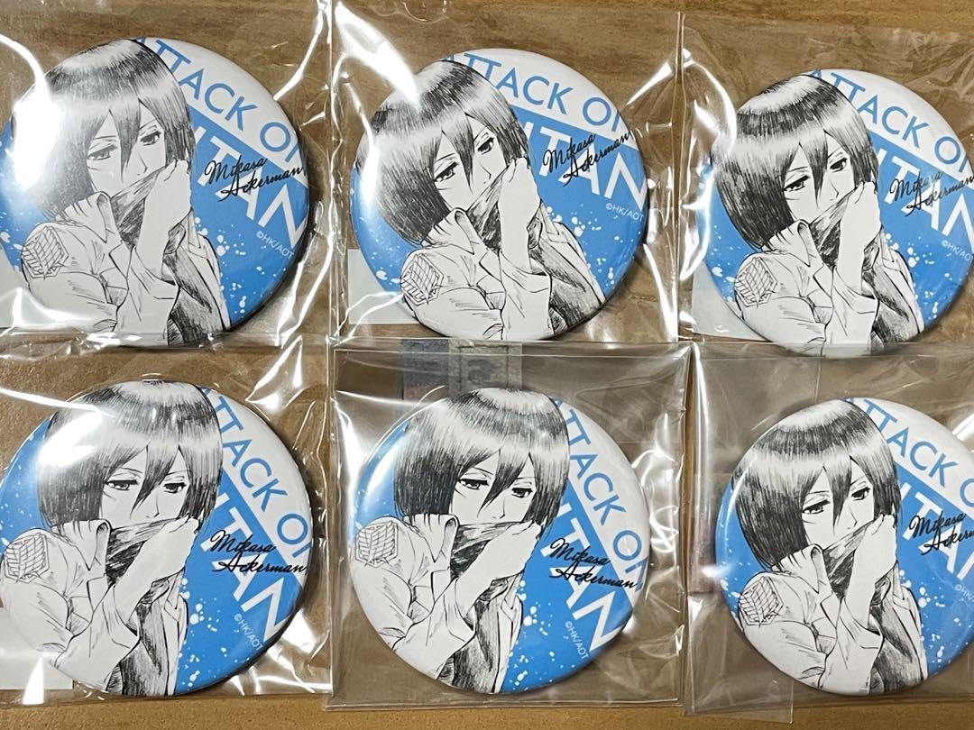 ミカサ wit Studio 缶バッジ 6点セット ミカサ wit Studio 缶バッジ 6点セット WIT STUDIO 缶バッジ