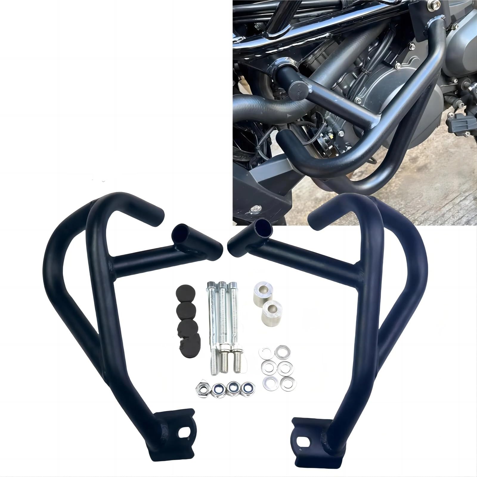 Paramotore Tubolare Per Benelli Per 752S Moto Barra Di Protezione Motore Inferiore Anteriore Protezione Paraurti Motorcycle motore Paraurti